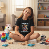 Mädchen Fuzzy Logic Tech Pun T-Shirt