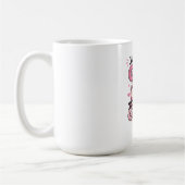 Mädchen-Gamer-Zitat Rosa Controller Art Kaffeetasse (Links)