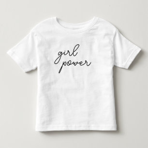 Mädchen-Gang   Süße Mädchen-Power Moderne Zitat-De Kleinkind T-shirt