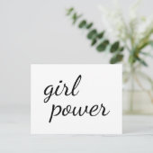 Mädchen-Gang Süßes Mädchen-Power-Design Postkarte (Stehend Vorderseite)