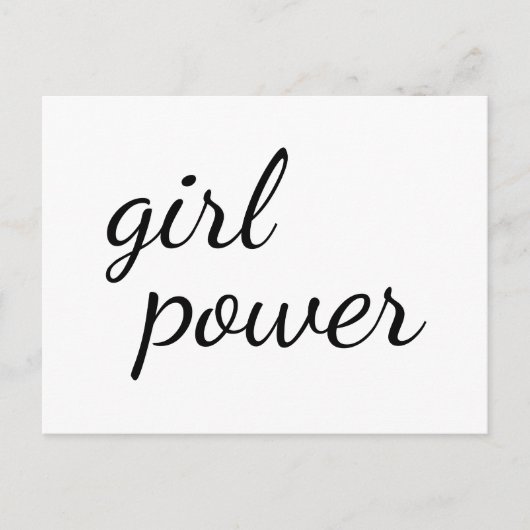 Mädchen-Gang Süßes Mädchen-Power-Design Postkarte (Vorderseite)