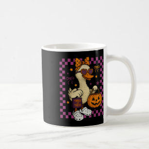Mädchen Gans Halloween Gruselige Gans Alberne Gans Kaffeetasse