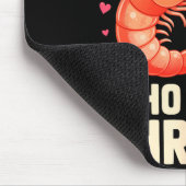 Mädchen Garnelen Cajun Meeresfrüchte Mousepad (Ecke)