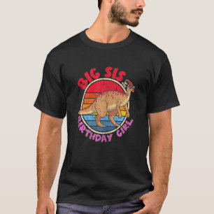 Mädchen Geburtstag I Big Sis I Parasaurolophus I F T-Shirt