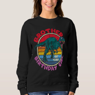 Mädchen Geburtstag I Bruder Tyrannosaurus Rex I Fa Sweatshirt