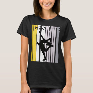Mädchen Geburtstags Ice Skaten Retro Ice Skate Ice T-Shirt