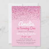 Mädchen-Geburtstags-Party Einladung (Vorderseite)