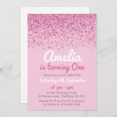 Mädchen-Geburtstags-Party Einladung (Vorne/Hinten)