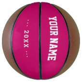 Mädchen Geburtstagsgeschenk Idee individuelle Name Basketball (Vertikal)