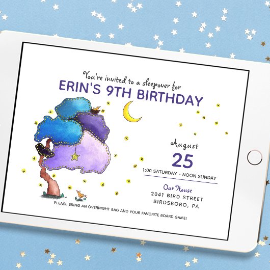 Mädchen Geburtstagsgeschwür Geburtstag Einladung