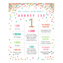 Mädchen Geburtstagsminze Aquamarin Rosa Erstgeburt