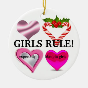 Mädchen gegen Jungen-Verzierung Keramik Ornament