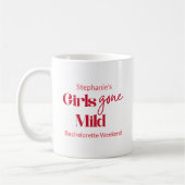 Mädchen gehen auf die sanfte Tour: moderne Skript- Kaffeetasse (Links)