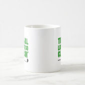 Mädchen gehen gerne klubbin (Golf) Kaffeetasse (Mittel)