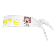 Mädchen-gelbe Gurt-Karate-Kopf-Verpackung