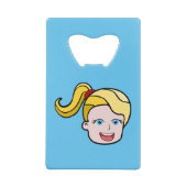 Mädchen Geldbeutel Flaschenöffner (Rückseite)