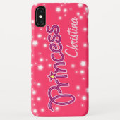 Mädchen genannt grafisches helles Rosa Case-Mate iPhone Hülle (Rückseite)