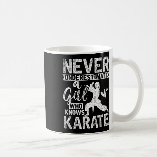 Mädchen Geschenk nie unterschätzen ein Mädchen, da Kaffeetasse (Rechts)
