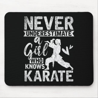 Mädchen Geschenk nie unterschätzen ein Mädchen, da Mousepad
