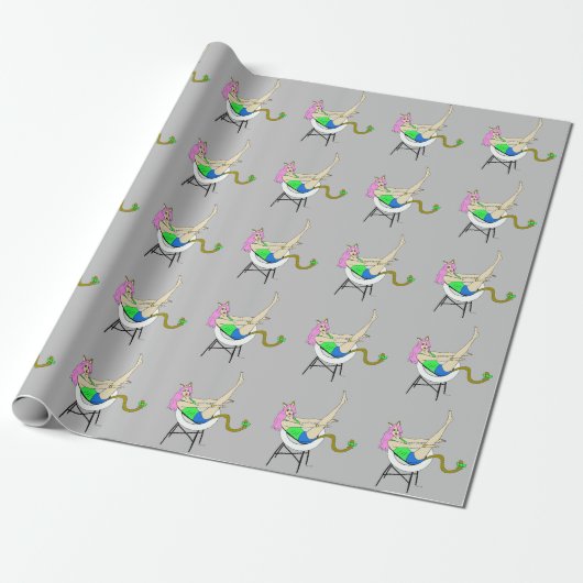 Mädchen Geschenkpapier (Ungerollt)