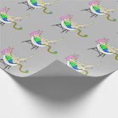 Mädchen Geschenkpapier (Ecke)