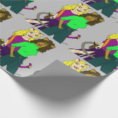 Mädchen Geschenkpapier (Ecke)