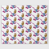 Mädchen Geschenkpapier (Flach)