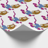 Mädchen Geschenkpapier (Ecke)