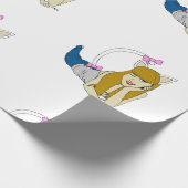 Mädchen Geschenkpapier (Ecke)