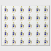 Mädchen Geschenkpapier (Flach)