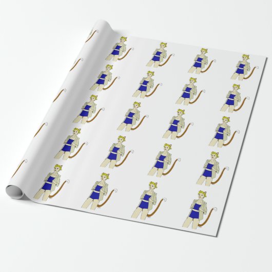Mädchen Geschenkpapier (Ungerollt)