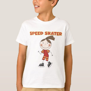 Mädchen-Geschwindigkeits-Skater-T-Shirts und T-Shirt
