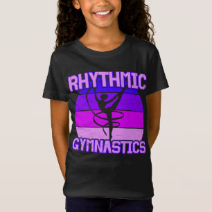 Mädchen gestörte rhythmische Gymnastik T-Shirt