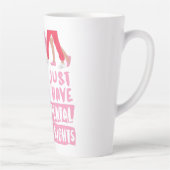 Mädchen Gewollt Grundrechte Word Art Milchtasse (Rechts)