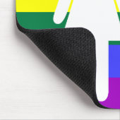 Mädchen + Girl Rainbow Mousepad (Ecke)