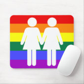 Mädchen + Girl Rainbow Mousepad (Mit Mouse)