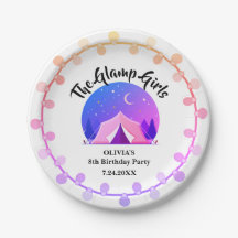 Mädchen Glamping Camping Geburtstagsfeier