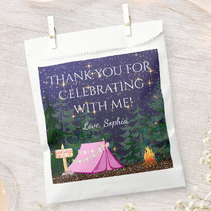 Mädchen Glamping Camping Geschenktütchen