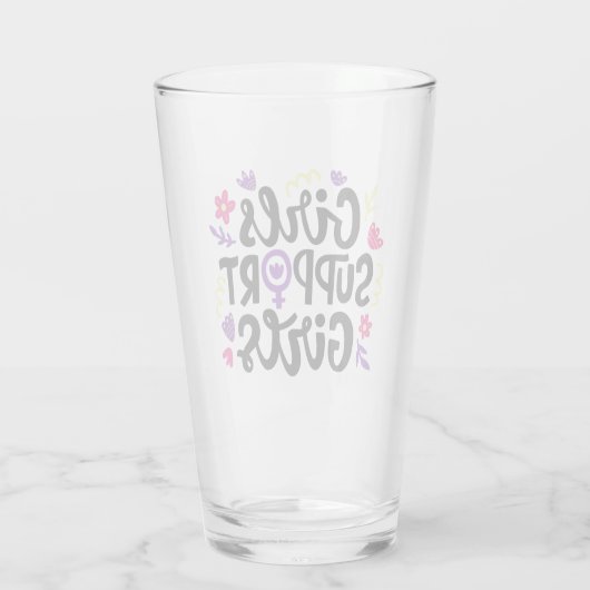 Mädchen Glas (Rückseite)