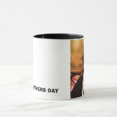 Mädchen, GLÜCKLICHER VATERTAG Tasse (Zentrum)