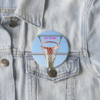 Mädchen "Go Team" Geburtstagsparty Basketball Hoop