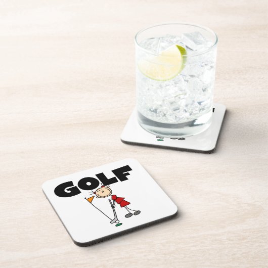 Mädchen GOLF Untersetzer (Rechte Seite)