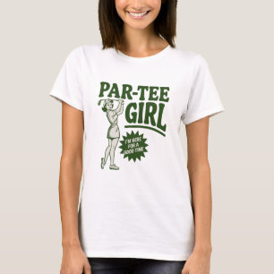 Mädchen Golferin Lustiges Par-Shirt Mädchen für Go T-Shirt