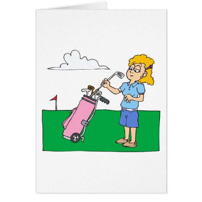 Mädchen-Golfspieler (Vorne)