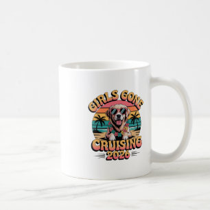 Mädchen Gone Cruising 2026 Kreuzfahrt Urlaubsreise Kaffeetasse