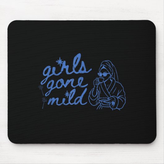 Mädchen Gone Mild Lustige Junggesellinnen-Spa Bach Mousepad (Vorne)