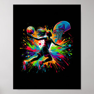Mädchen Graffiti Poster