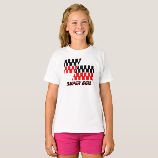 Mädchen Grafik T-Shirt (Vorne ganz)