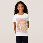 Mädchen Groovy Mädchen T-Shirt (Vorne ganz)
