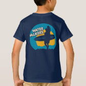 Mädchen-Größe: Großes hinteres Logo - vorderes T-Shirt (Rückseite)